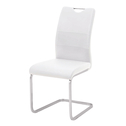 Krzesło białe ekoskóra, na płozie BATIK
