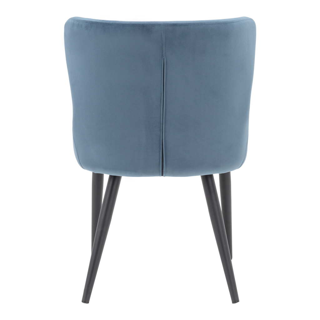 Krzesło tapicerowane niebieskie LONI