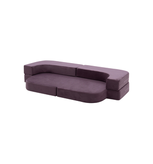 Sofa z pianki fioletowa LEOSIA
