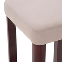 Krzesło barowe tapicerowane taupe USAMA