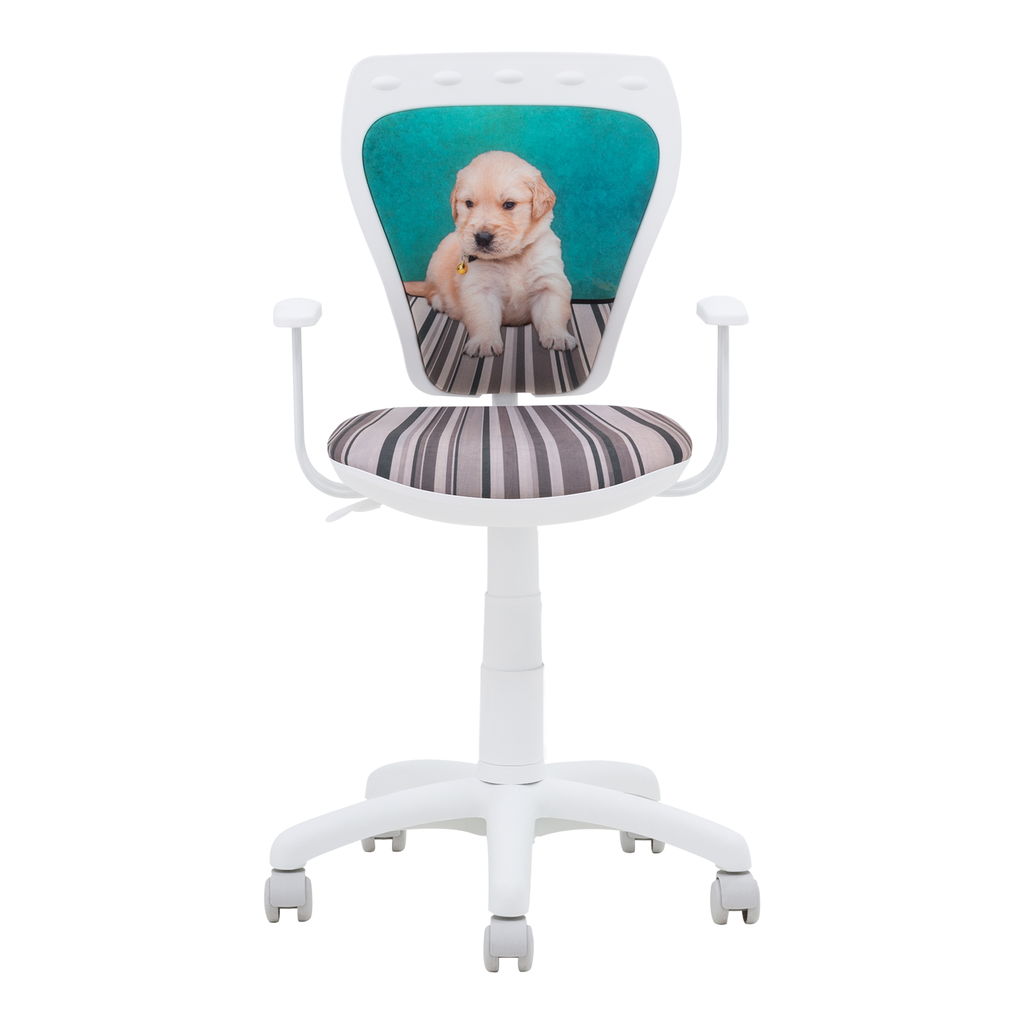 Krzesło obrotowe dla dziecka MINISTYLE pies
