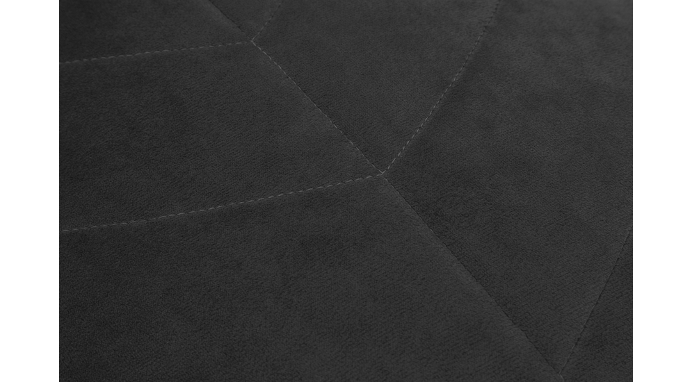 Poduszka dekoracyjna czarna LEAF 47x30 cm