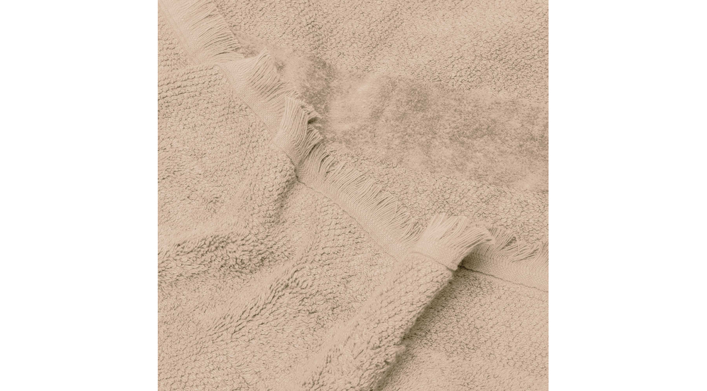 Ręcznik bawełniany krem LANETTE 90x160 cm