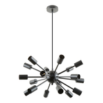 Lampa wisząca loftowa czarna MANDI 51 cm