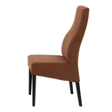 Krzesło tapicerowane rude NEFIX