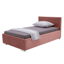 Łóżko różowe z pojemnikiem MEZO 90x200 cm
