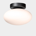 Lampa sufitowa biało-czarna UFO 18 cm