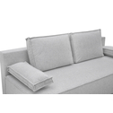 Sofa z dużymi poduszkami szara MIA