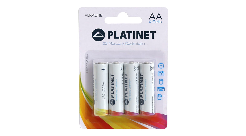 Zestaw baterii alkalicznych PLATINET LR06/AA - 4 szt.