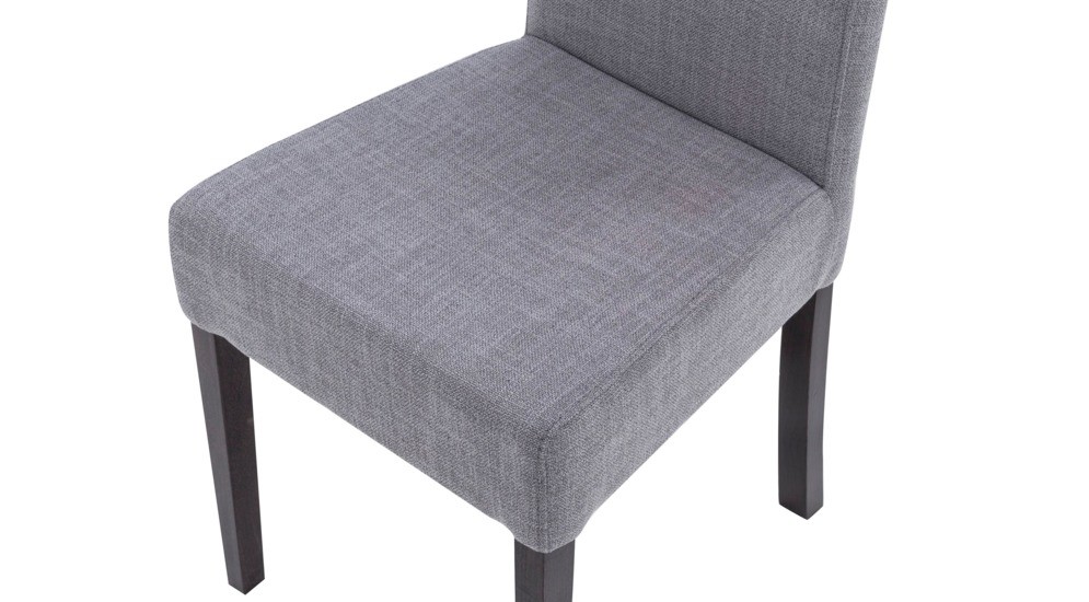 Krzesło tapicerowane szare AMAT