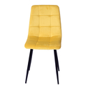 Krzesło tapicerowane żółle STEEN