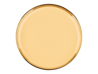 Talerz deserowy wanilia AURORA GOLD 20 cm