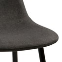 Krzeszło tapicerowane ciemnoszare NINA