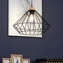 Lampa wisząca loftowa czarna OGLIO I 30 cm
