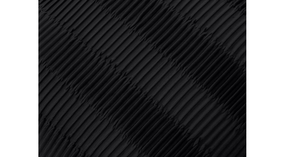 Poduszka dekoracyjna welurowa czarna FALTEN 50x50 cm