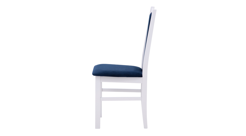 Krzesło z niebieskim obiciem KOLGA