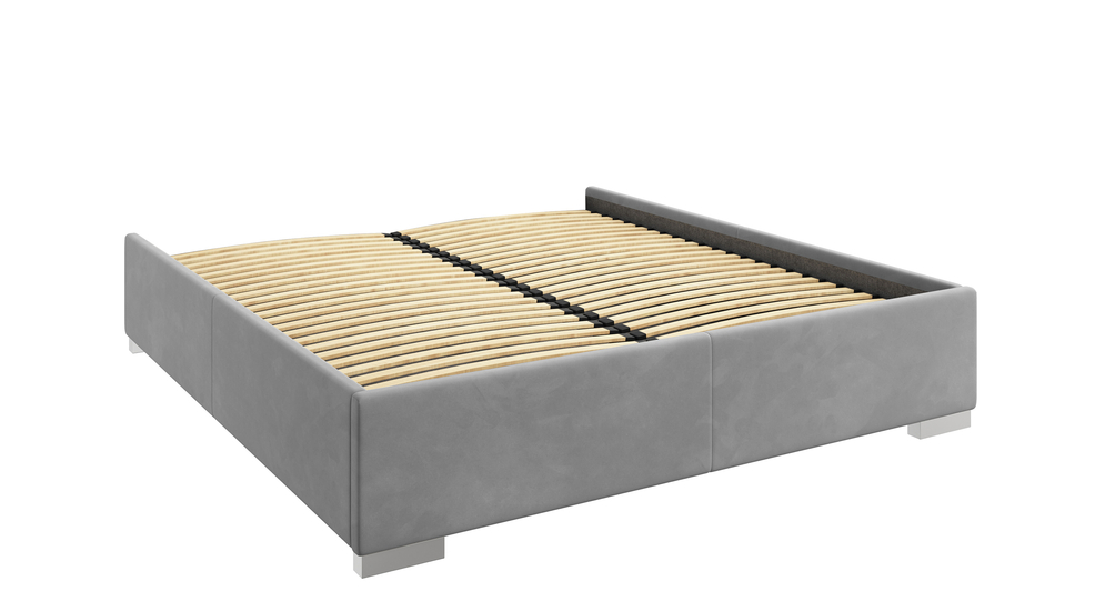Rama łóżka ze stelażem FIBI FULL GR. 5 180x200, platynowy