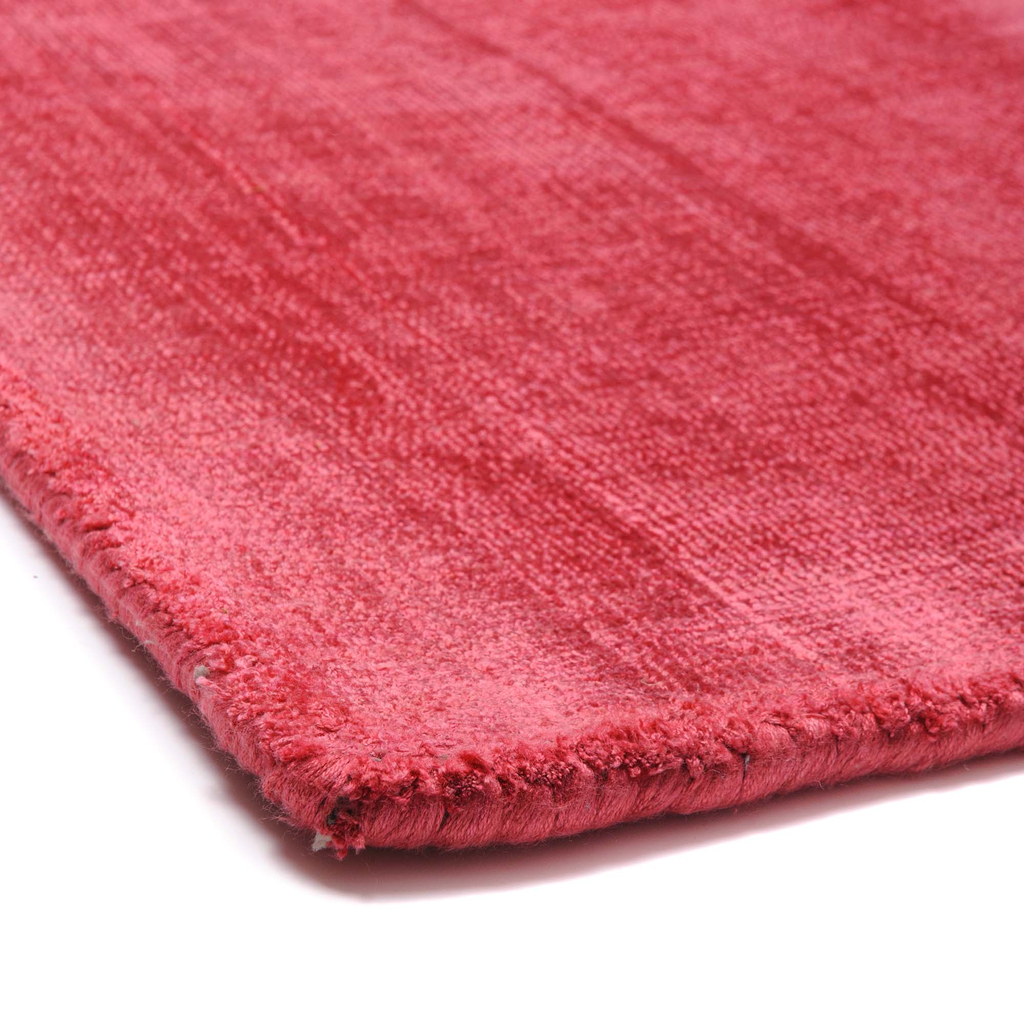 Dywan ręcznie tkany z wiskozy czerwony PREMIUM 200x290 cm