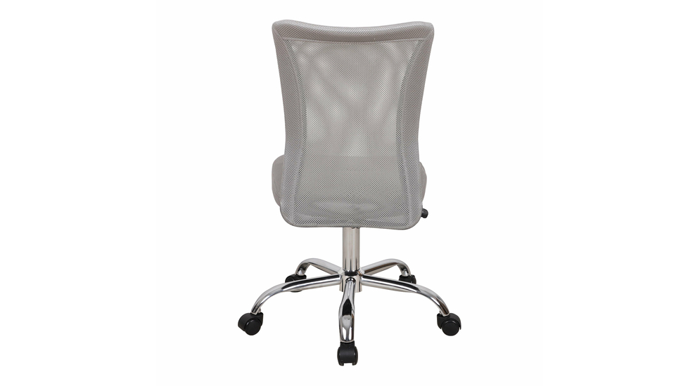 Krzesło biurowe bez podłokietników szare CAEN