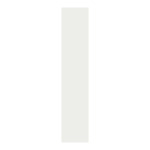 Blenda narożna dolna PALERMO 15x76,5 śnieżna biel