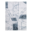 Dywan geometryczny szary marmur PUERTO 160x230 cm