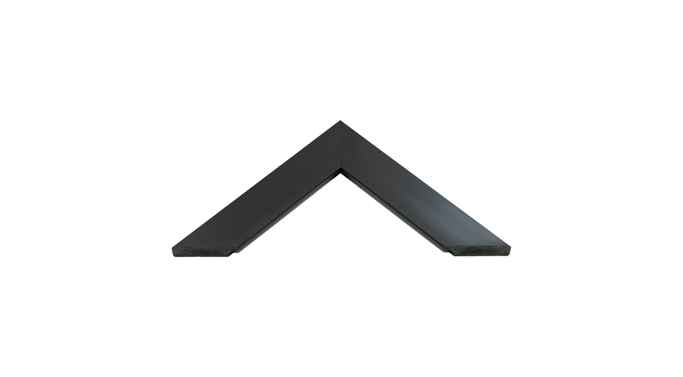 Lustro w czarnej ramie SLIM mat 47,5x107,5 cm