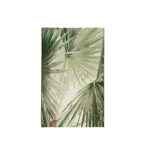 Dywan na zewnątrz w zielone palmy THALIA 160x235 cm