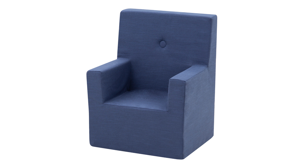 Fotelik z pianki duży niebieski ELMO 