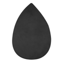 Poduszka dekoracyjna czarna LEAF 47x30 cm