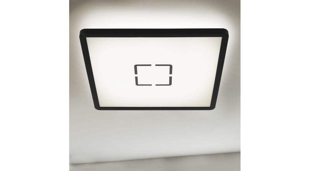 Plafon LED kwadrat czarny FREE 29 cm