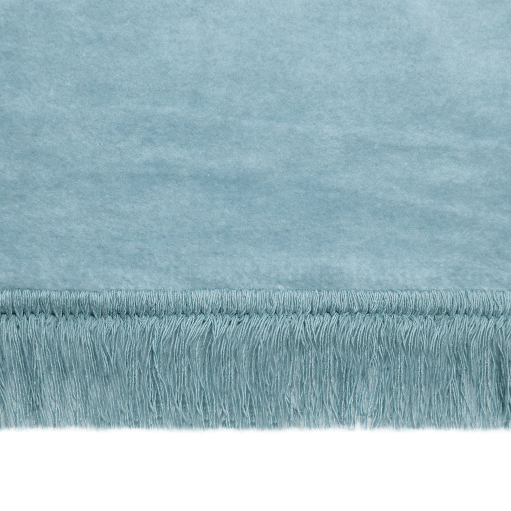 Koc z bawełną niebieski 150x200 cm