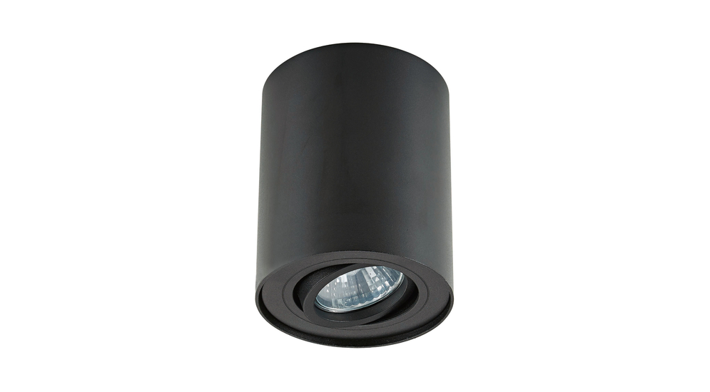Reflektor natynkowy o średnicy 9,3 cm czarny RONDOC SL 1