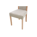 Krzesło bukowe tapicerowane INES