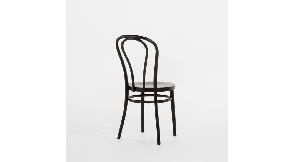 Krzesło drewniane czarne CARLO