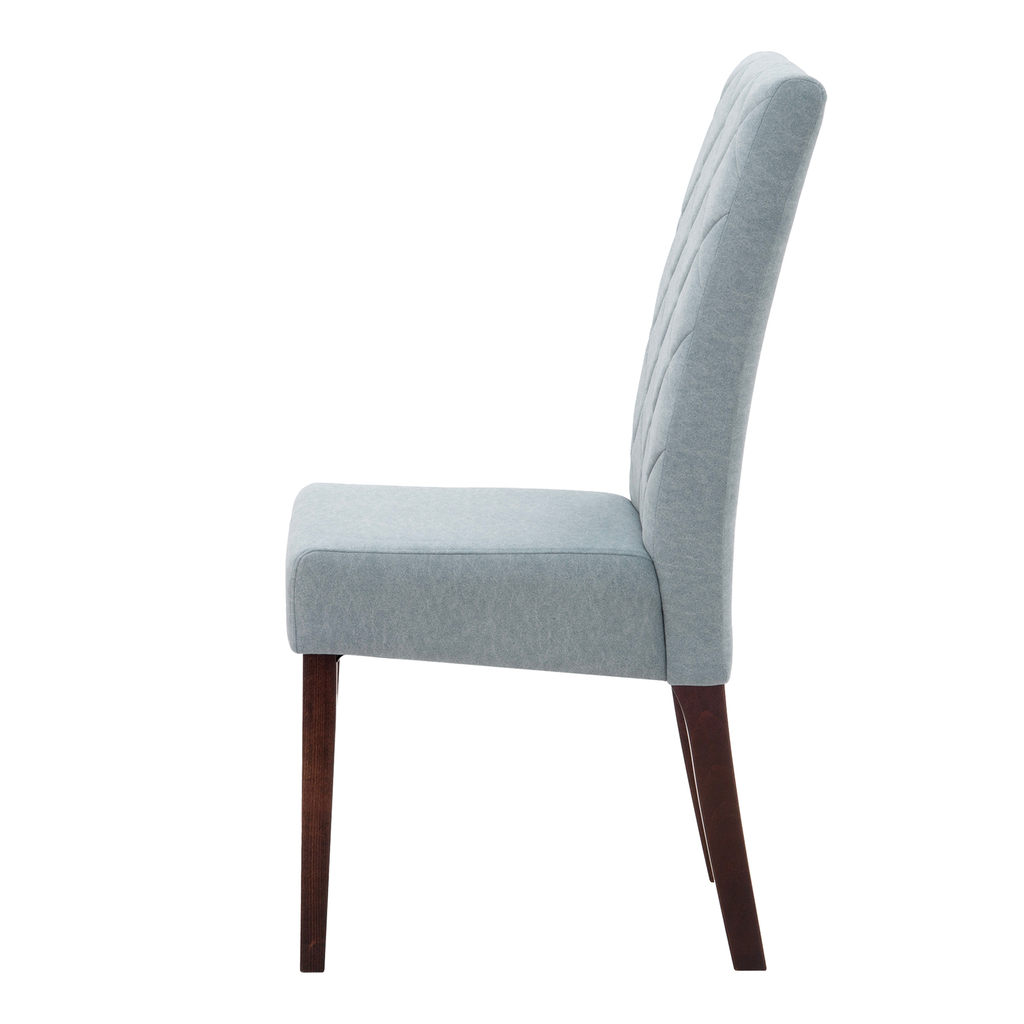 Krzesło tapicerowane szare AMBER