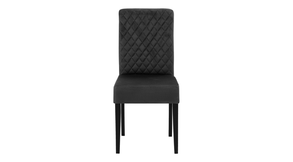 Krzesło tapicerowane ciemnoszare JORK