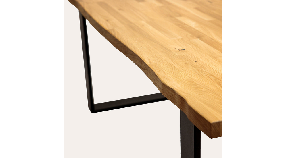 Stół drewniany TIMON 220 cm - zbliżenie. 
