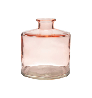 Wazonik szklany różowy 10,3 cm