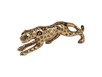 Figurka dekoracyjna złota WILD CAT 30 cm