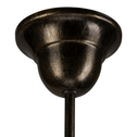 Żyrandol świecznikowy retro czarno-złoty DONATO