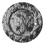 Talerz dekoracyjny srebrny 33 cm