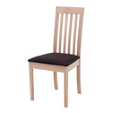 Krzesło bukowe z tapicerowanym siedziskiem SAMI