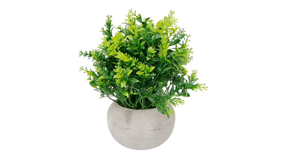 Roślina sztuczna doniczkowa zielona 21 cm