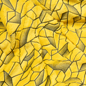 Koc w geometryczny wzór żółty GEOM 150x200 cm