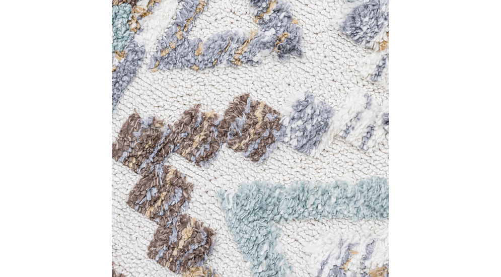 Dywan z frędzlami wzór etno NEVADA 120x170 cm