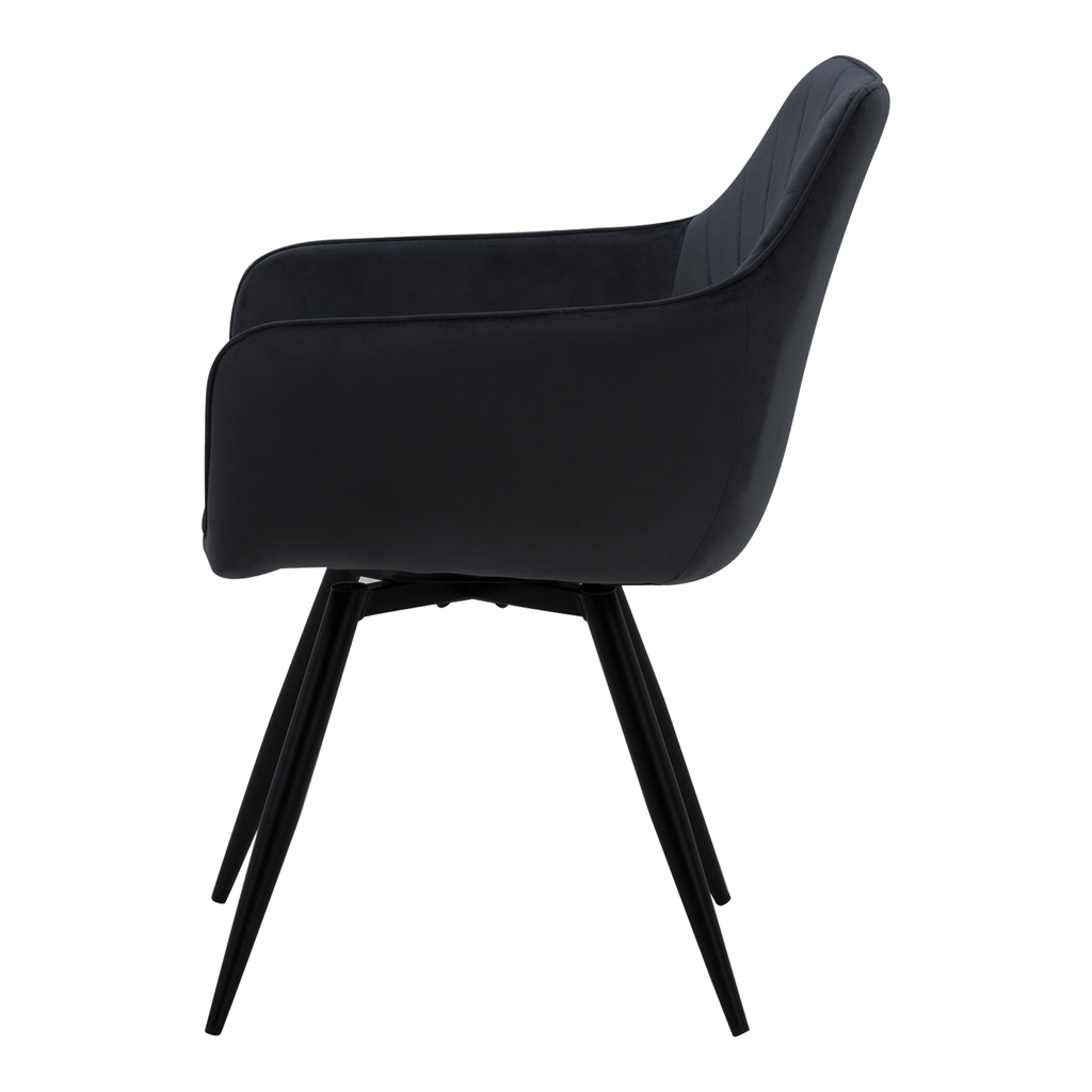 Krzesło obrotowe czarne ATEMO
