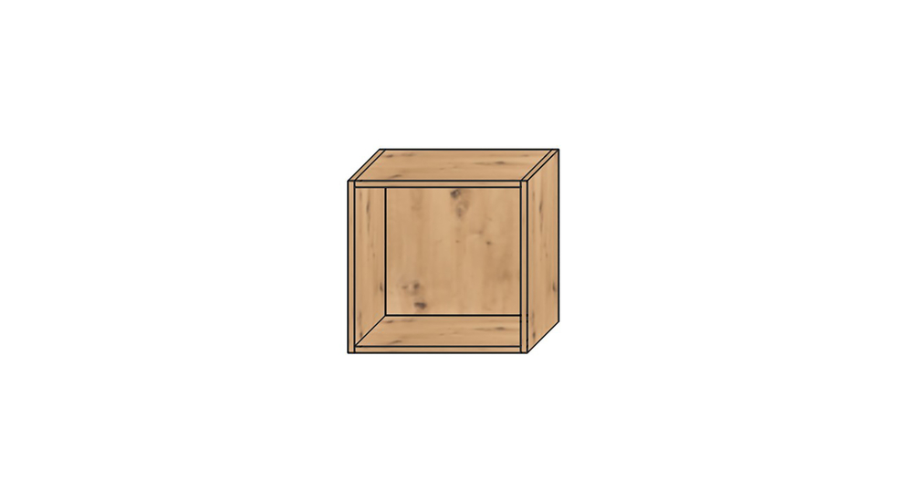 Nadstawka szafy ADBOX dąb artisan 50x48x35 cm
