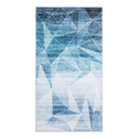 Dywan geometryczny niebieskie trójkąty PUERTO 80x150 cm