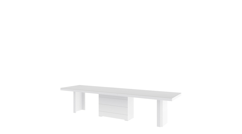 Stół rozkładany KOLOS MAT biały