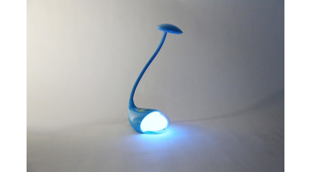 Lampa biurkowa LED PDLQ10BL NIGHT COMPACT niebieska